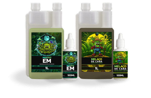 Kit Ativadores Mister EM + Melaço de Cana